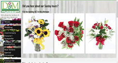 Desktop Screenshot of dandmflowers.com